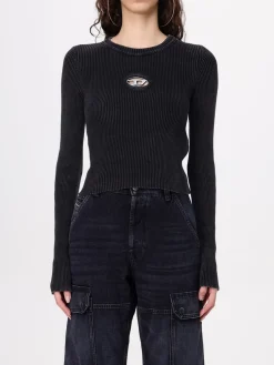 Top Oval D Diesel in cotone a coste