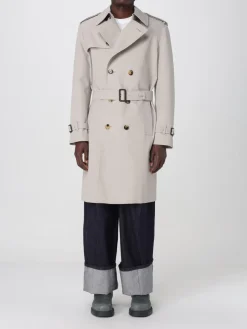 Trench a doppiopetto Burberry in poliestere