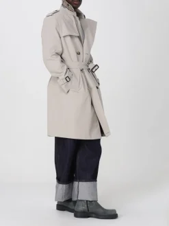 Trench a doppiopetto Burberry in poliestere