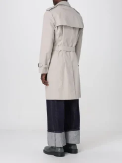 Trench a doppiopetto Burberry in poliestere