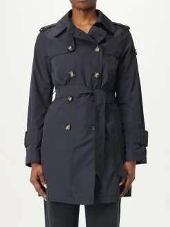 Trench a doppiopetto in poliestere Peuterey