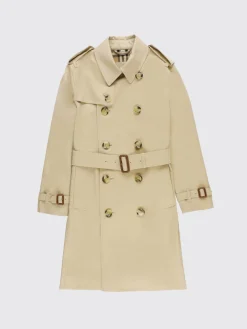 Trench a doppiopetto Mayfair Burberry in cotone