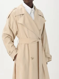 Trench doppiopetto Boss in misto viscosa