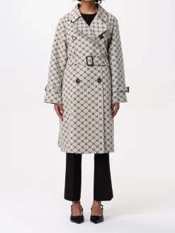 Trench doppiopetto Max Mara The Cube in cotone stampato