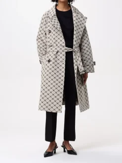 Trench doppiopetto Max Mara The Cube in cotone stampato