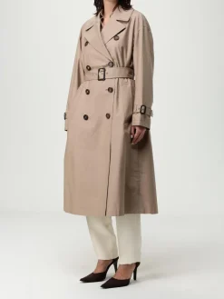 Trench doppiopetto Max Mara The Cube in misto cotone