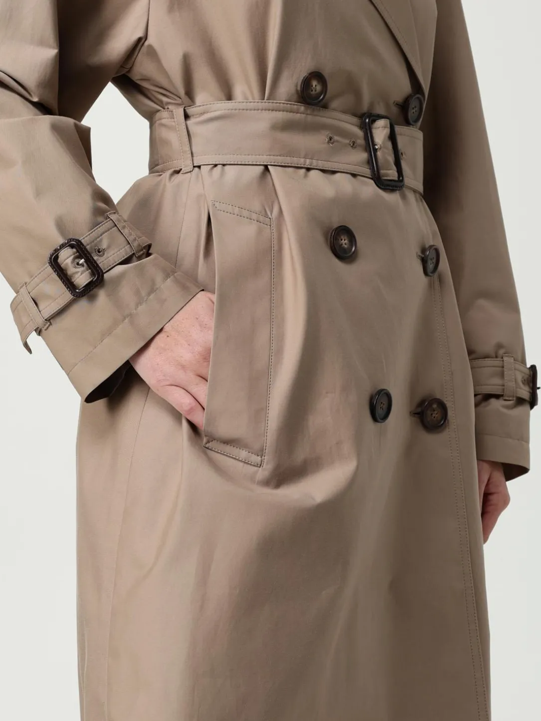 Trench doppiopetto Max Mara The Cube in misto cotone