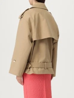 Trench doppiopetto Self-Portrait in misto cotone