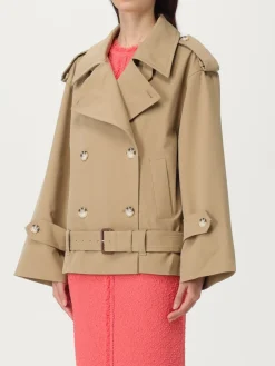 Trench doppiopetto Self-Portrait in misto cotone