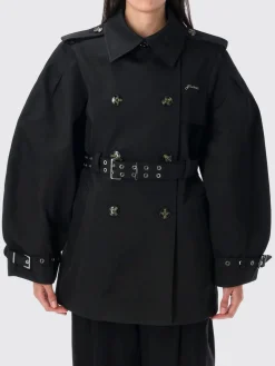 Trench Ganni in twill di cotone