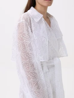 Trench Genny in seta