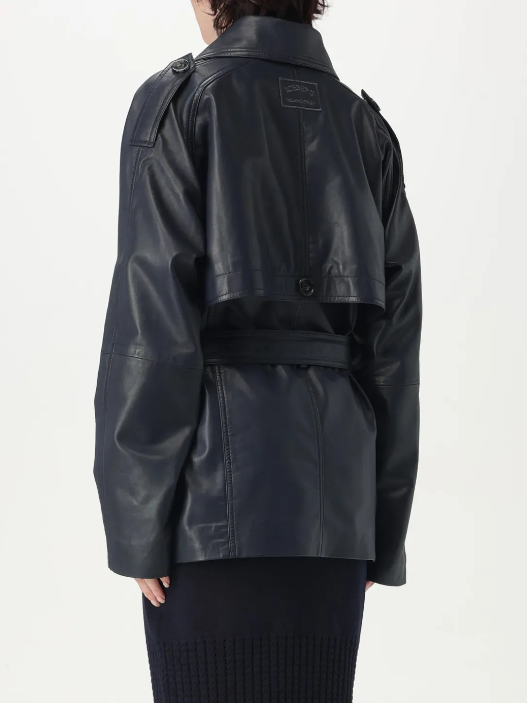 Trench Iceberg in pelle