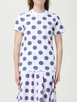 T-shirt a pois Moschino Couture in cotone