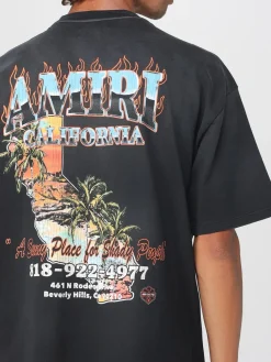 T-shirt Amiri in cotone con stampa logo