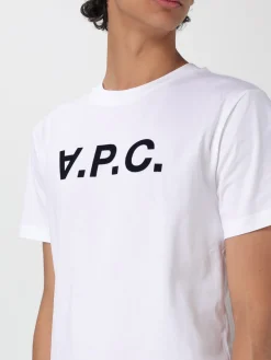 T-shirt A.P.C. in cotone con logo