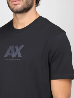 T-shirt Armani Exchange in cotone con monogram