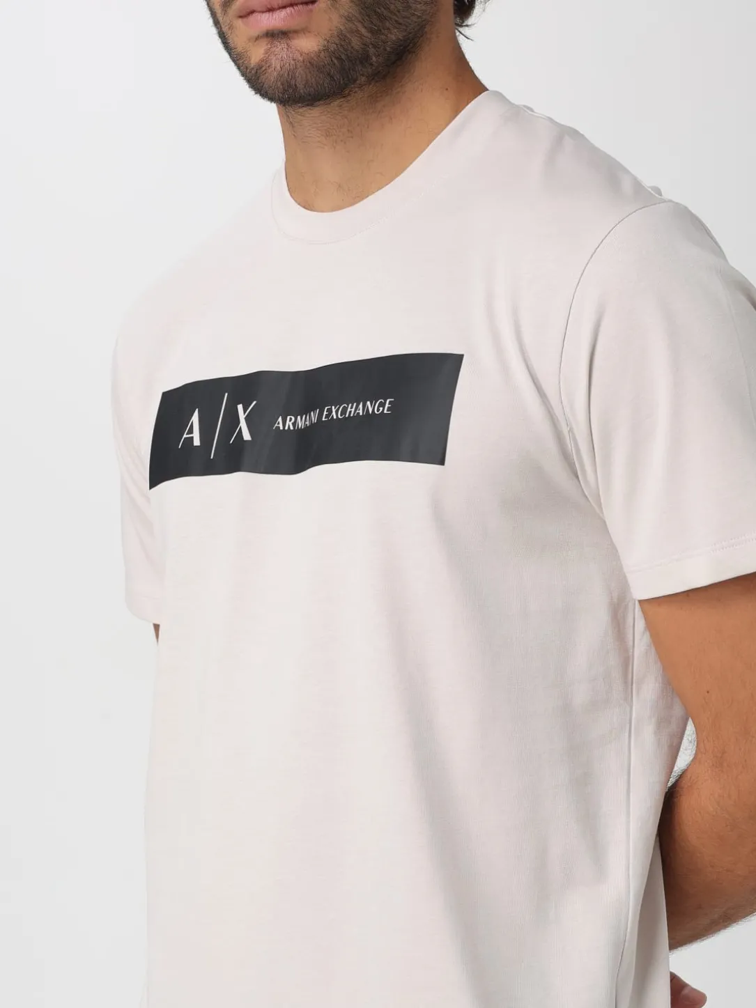 T-shirt Armani Exchange in cotone con logo