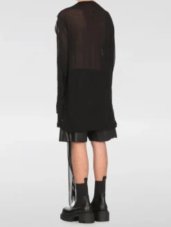 T-shirt asimmetrica Rick Owens in cotone e seta