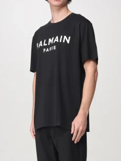 T-shirt Balmain in cotone con logo