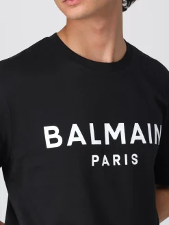 T-shirt Balmain in cotone con logo