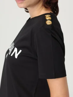 T-shirt Balmain in cotone con logo