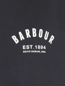 T-shirt Barbour in cotone con logo