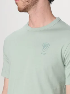 T-shirt basic Blauer in cotone