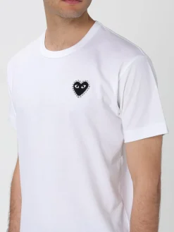 T-shirt basic Comme Des Garçons Play in cotone