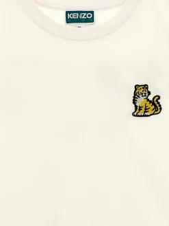 T-shirt basic con logo posteriore Kenzo Kids