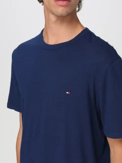 T-shirt basic con mini logo Tommy Hilfiger