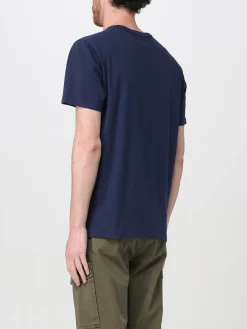 T-shirt basic con mini logo Woolrich