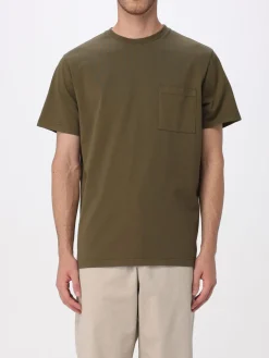 T-shirt basic con tasca Barena in cotone