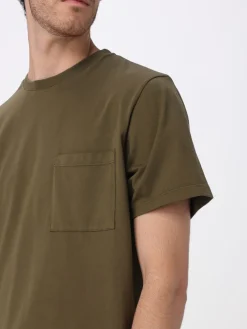 T-shirt basic con tasca Barena in cotone