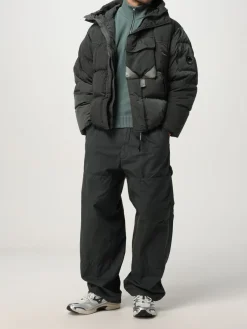 T-shirt basic C.P. Company in misto lana