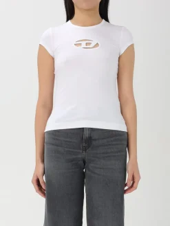 T-shirt basic Diesel in cotone stretch