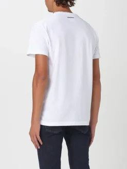 T-shirt basic Dsquared2 in cotone con slogan