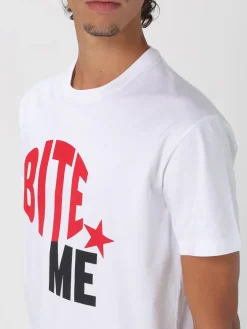 T-shirt basic Dsquared2 in cotone con slogan