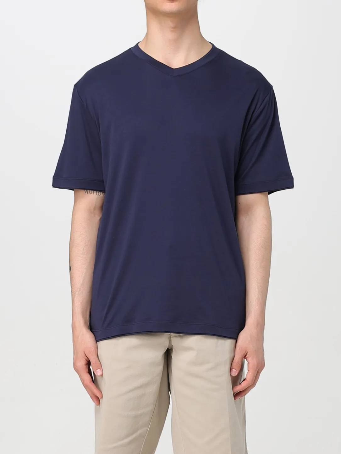 T-shirt basic Eleventy in misto cotone