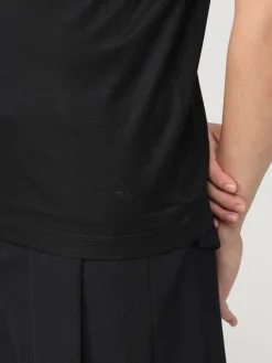 T-shirt basic Emporio Armani in lyocell