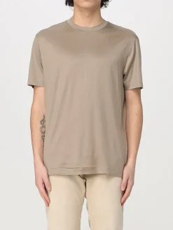 T-shirt basic Emporio Armani in lyocell