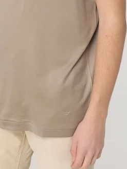 T-shirt basic Emporio Armani in lyocell