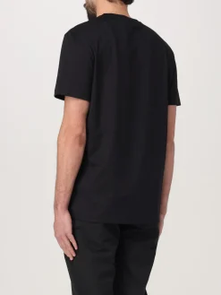 T-shirt basic in cotone con mini logo Dondup