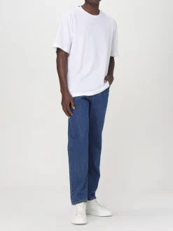 T-shirt basic in cotone con monogram DG Dolce & Gabbana