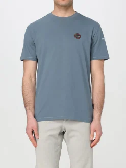 T-shirt basic in cotone con mini logo Napapijri