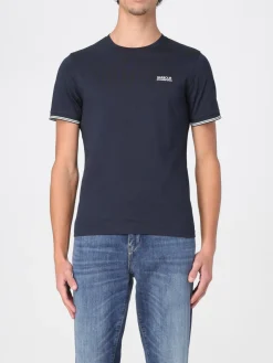 T-shirt basic in cotone con mini logo Barbour