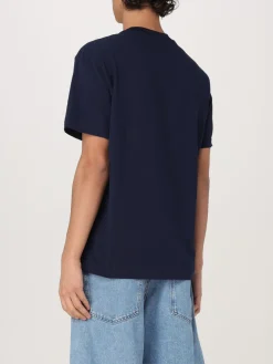 T-shirt basic in cotone con mini logo Lacoste
