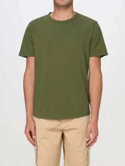 T-shirt basic in cotone con mini logo SUN68