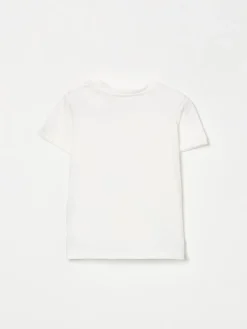 T-shirt basic in cotone Gucci con logo ricamato