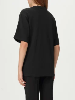 T-shirt basic in cotone Sportmax con catena