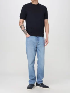 T-shirt basic in cotone Zegna